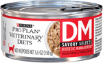 Purina Pro Plan Veterinary Diets Dm Dietetic Management Savory Selects